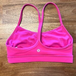 Lululemon Flow Y Bra in Sonic Pink